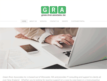 Tablet Screenshot of greenriver-associates.com